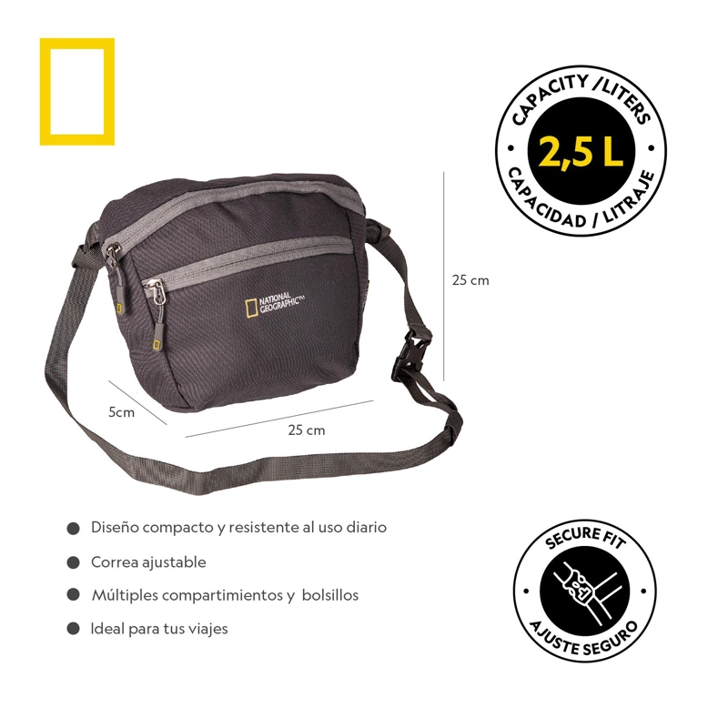 BANANO GREAT BEAR GRIS 2.5 LITROS NATIONAL GEOGRAPHIC - 5
