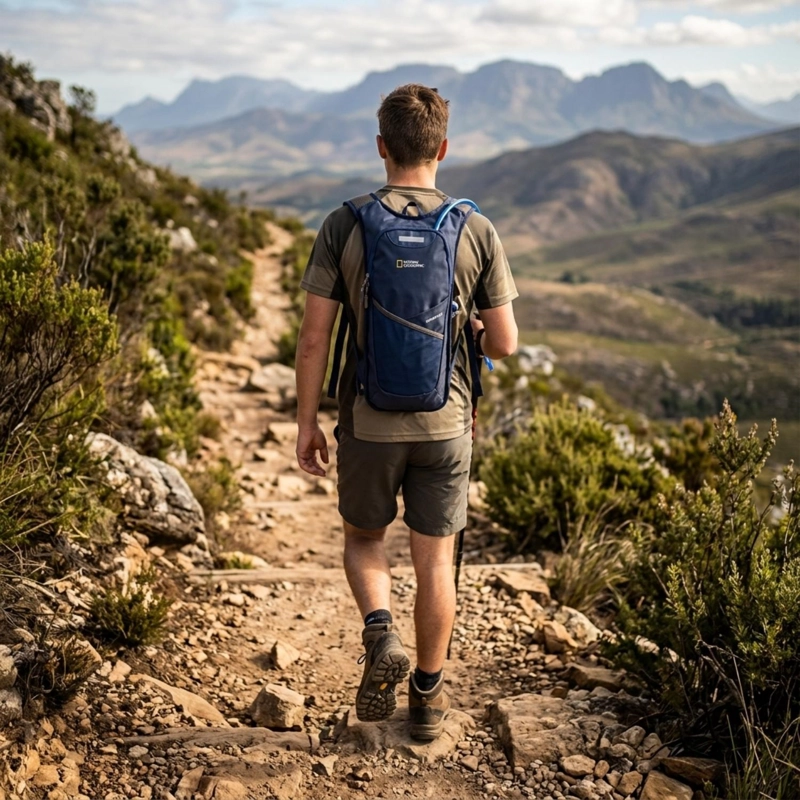MOCHILA HIDRATACION CONISTON AZUL 5L NATIONAL GEOGRAPHIC - 3