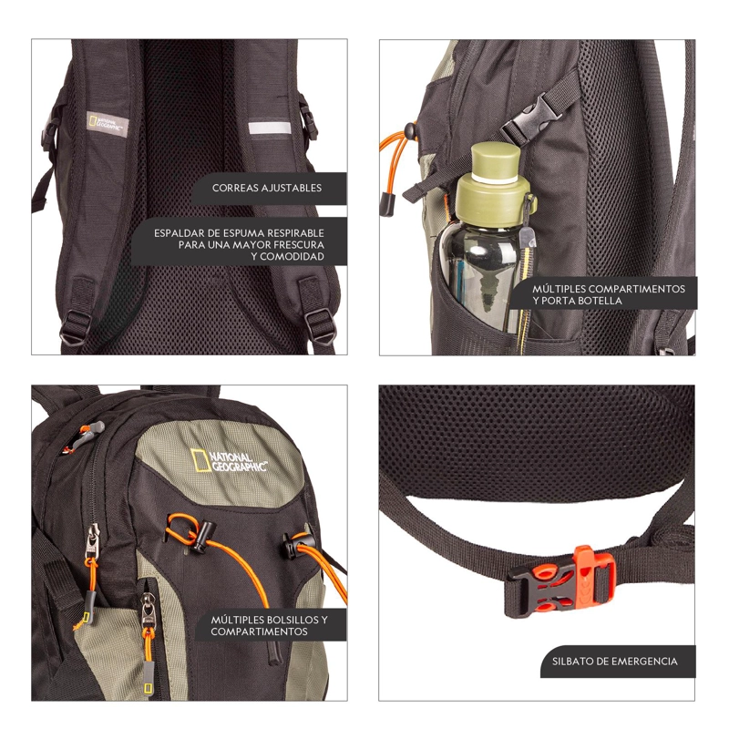 MOCHILA RONDANE VERDE 15 LITROS NATIONAL GEOGRAPHIC - 2