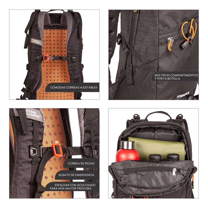 MOCHILA YOSEMITE NEGRO 20 LITROS NATIONAL GEOGRAPHIC - 2