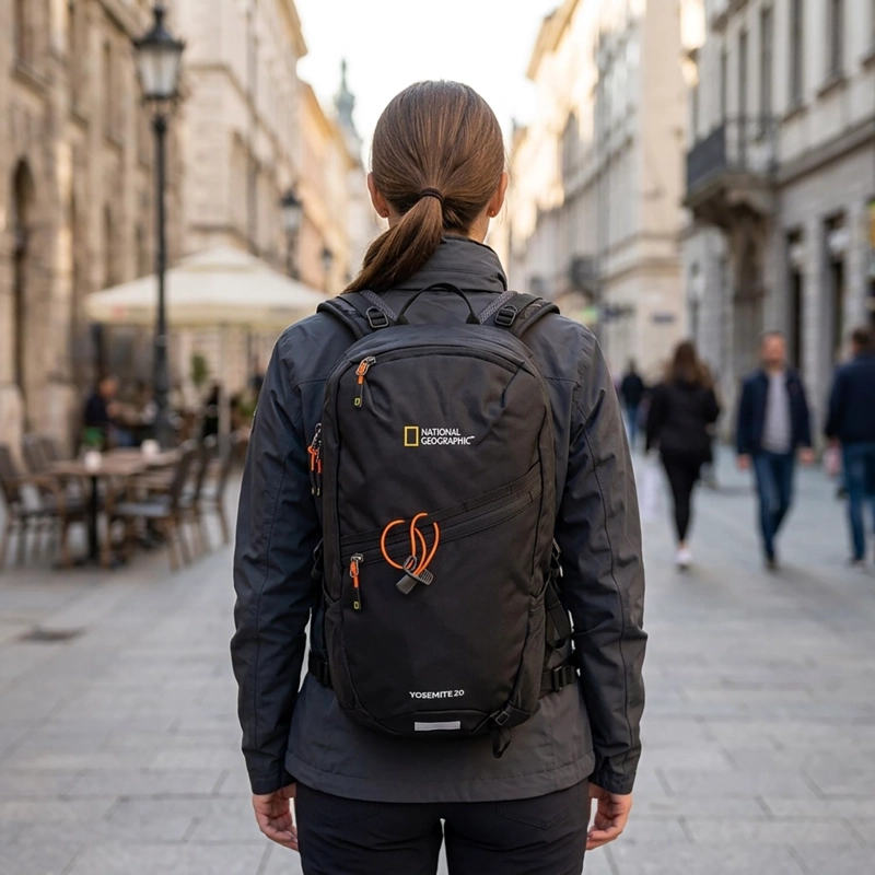 MOCHILA YOSEMITE NEGRO 20 LITROS NATIONAL GEOGRAPHIC - 4