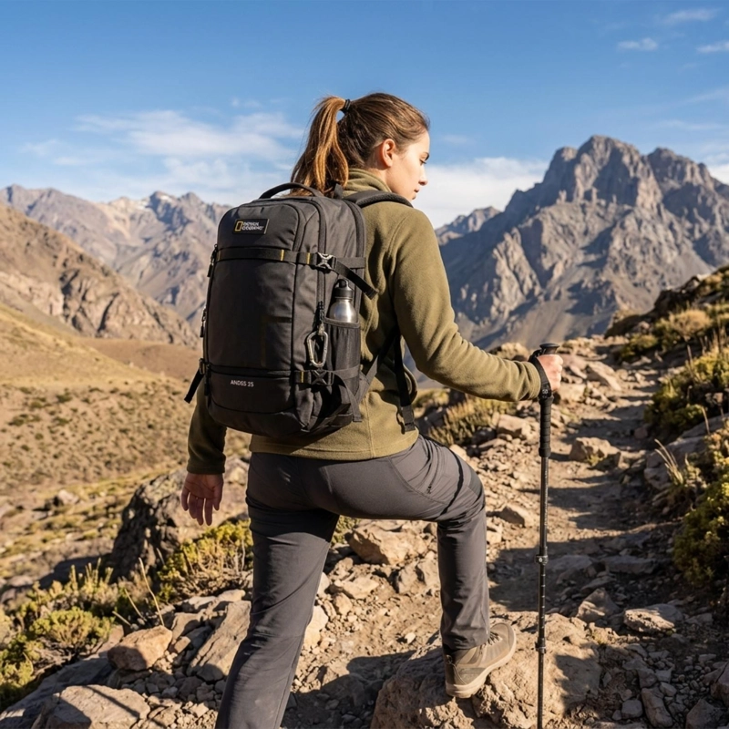 MOCHILA ANDES NEGRA 23 LITROS NATIONAL GEOGRAPHIC - 8