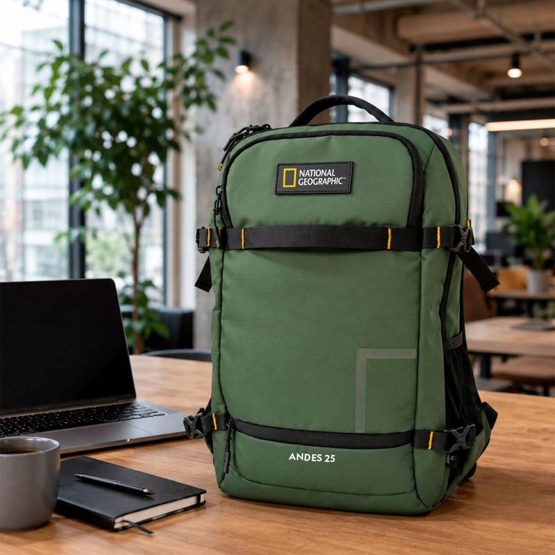 MOCHILA ANDES VERDE 23 LITROS NATIONAL GEOGRAPHIC - 7