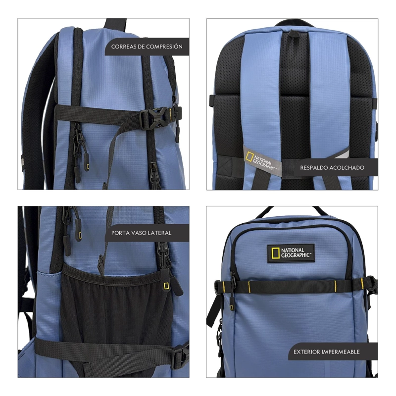MOCHILA ANDES AZUL 23 LITROS NATIONAL GEOGRAPHIC - 2