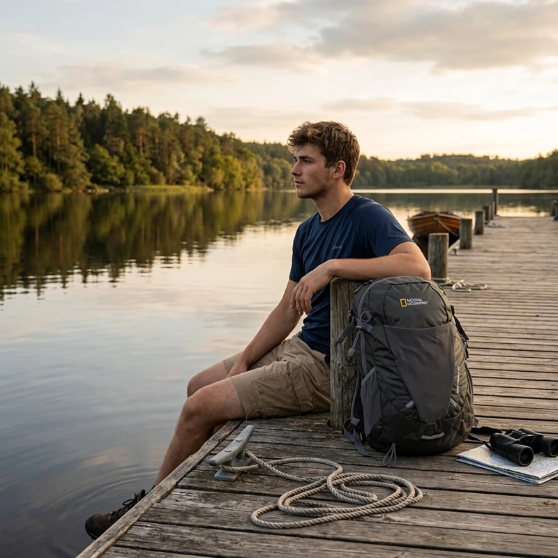 MOCHILA NEW FOREST GRIS 25 LITROS NATIONAL GEOGRAPHIC - 7