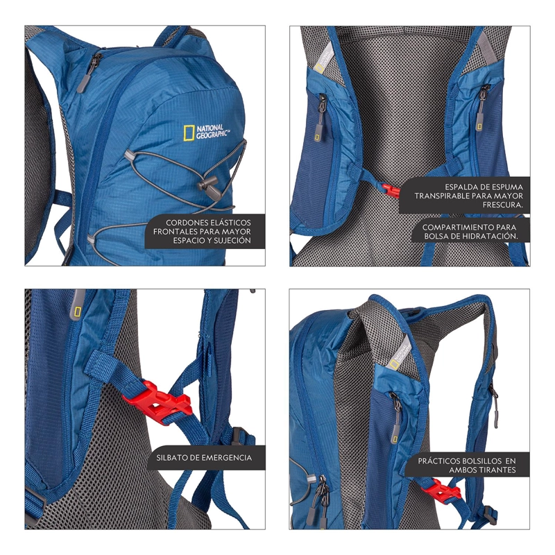 MOCHILA HIDRATACION LOUISE AZUL 11L NATIONAL GEOGRAPHIC - 2