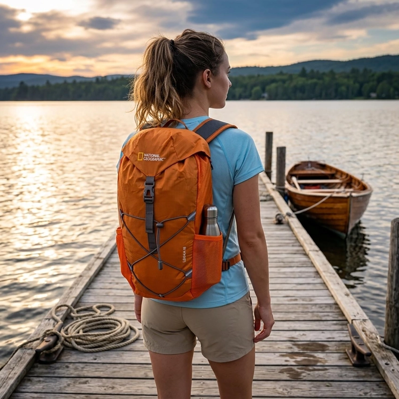 MOCHILA LOGAN NARANJO 18 LITROS NATIONAL GEOGRAPHIC - 7