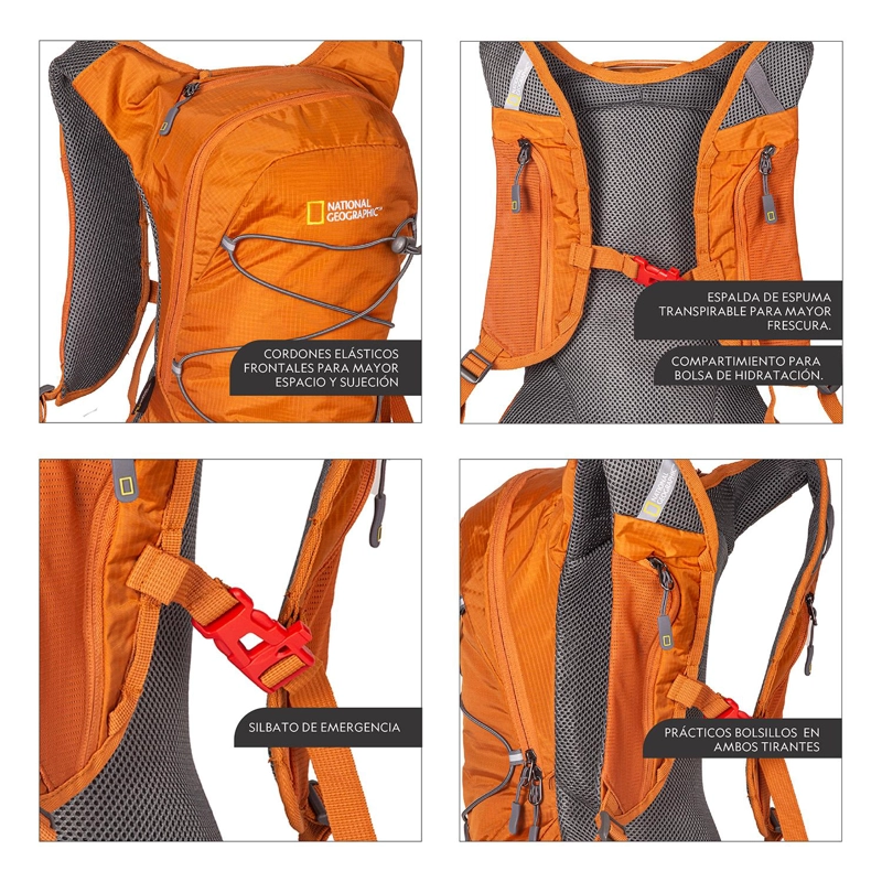 MOCHILA HIDRATACION LOUISE NARANJA 11L NATIONAL GEOGRAPHIC - 2