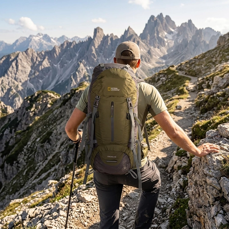 MOCHILA MOUNT KENYA VERDE 45 LITROS NATIONAL GEOGRAPHIC - 7