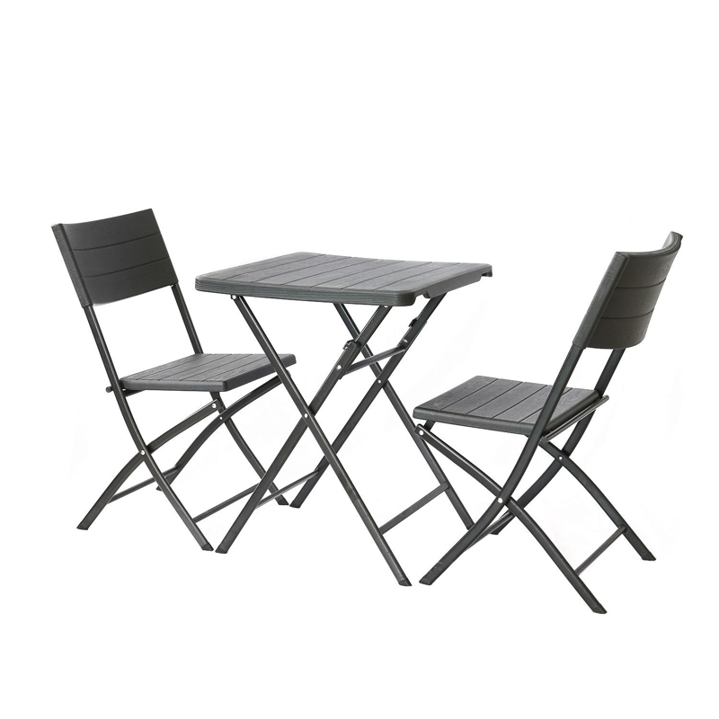 JUEGO SET TERRAZA PLEGABLE 2 SILLAS+MESA CAFE  NORTHWEST - 1