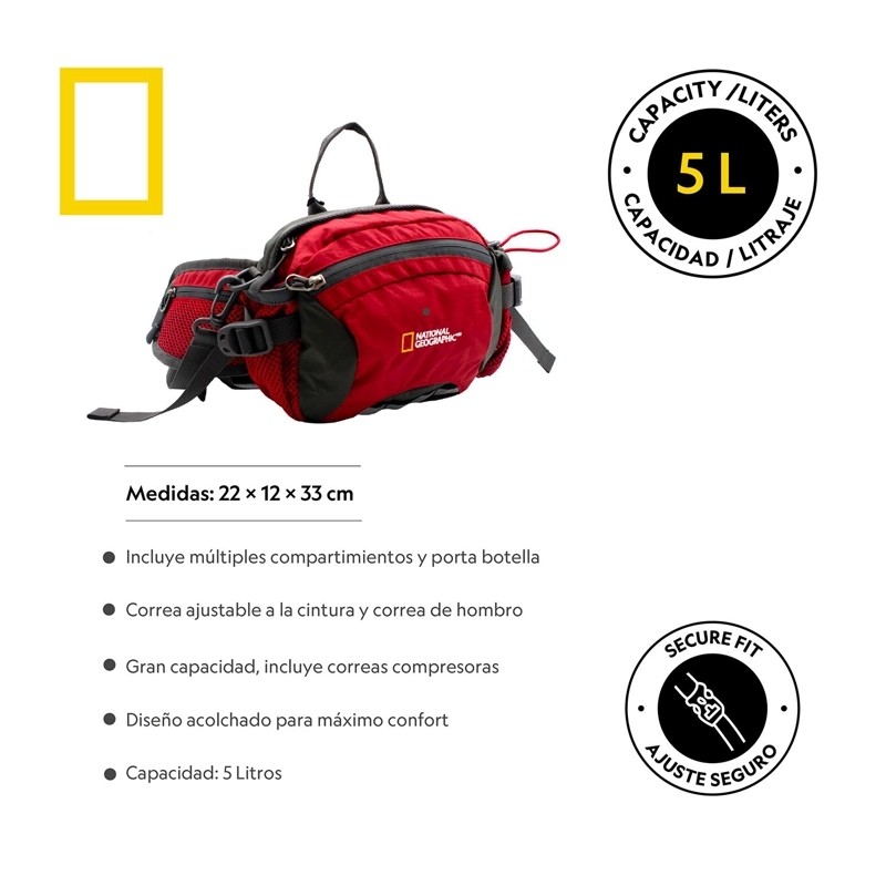BANANO BANFF ROJO 5 L PORTA BOTELLA - 6