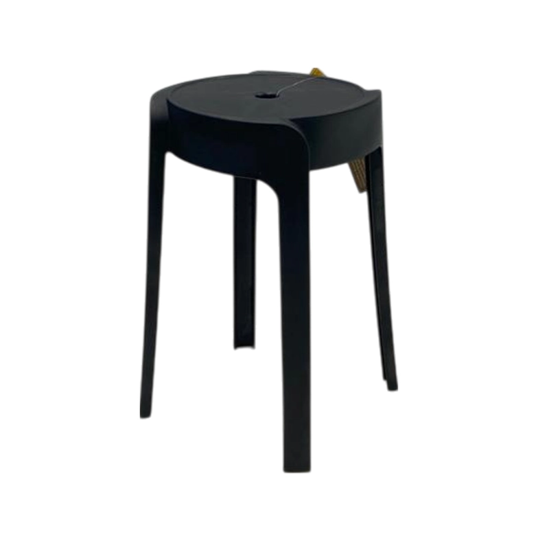 SET 2 PISOS BANCO APILABLE DECO VALENCIA NEGRO ESCANDINAVIA 45 CM - 2