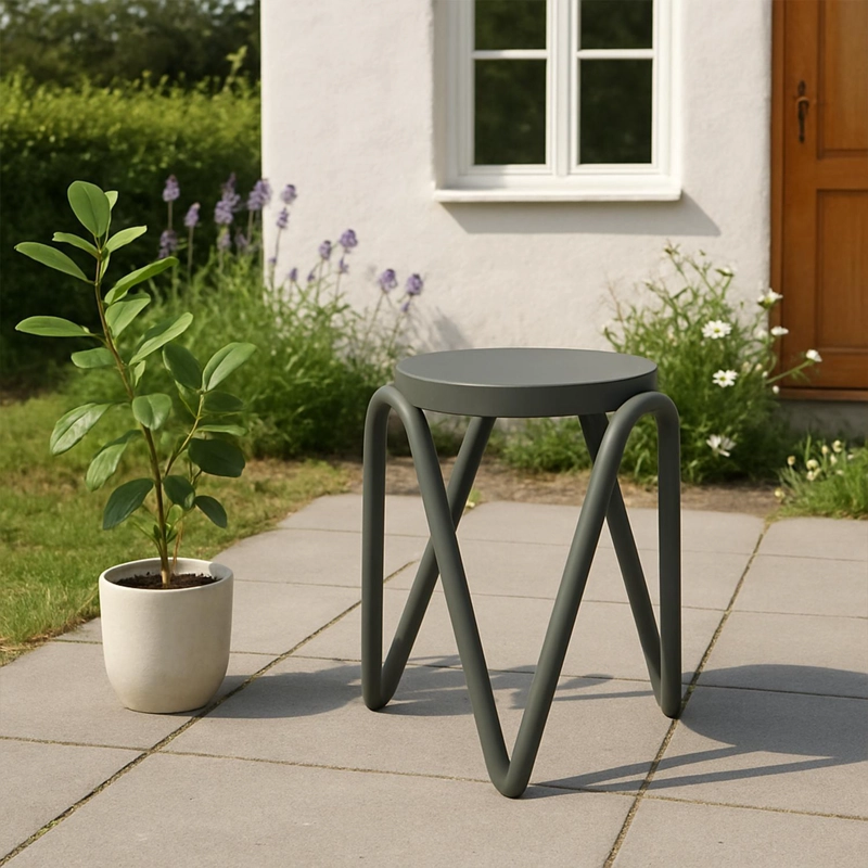 SET 2 PISOS BANCO APILABLE DECO LISBOA GRIS ESCANDINAVIA 27X27X46CM - 6