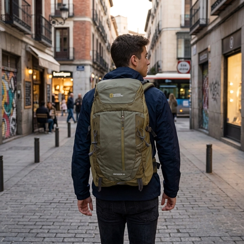 MOCHILA SNOWDON VERDE 40 LITROS NATIONAL GEOGRAPHIC - 2