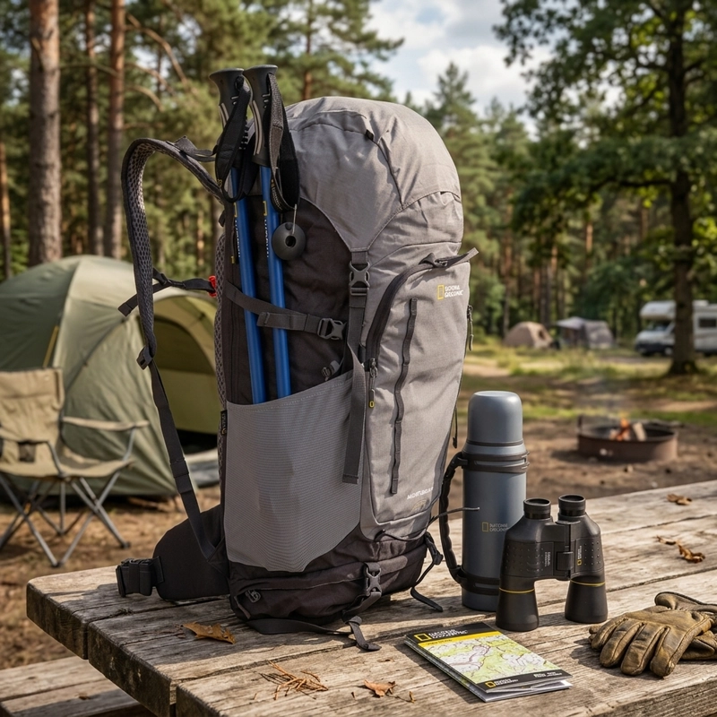 MOCHILA MOUNT KENYA GRIS 65 LITROS NATIONAL GEOGRAPHIC - 9
