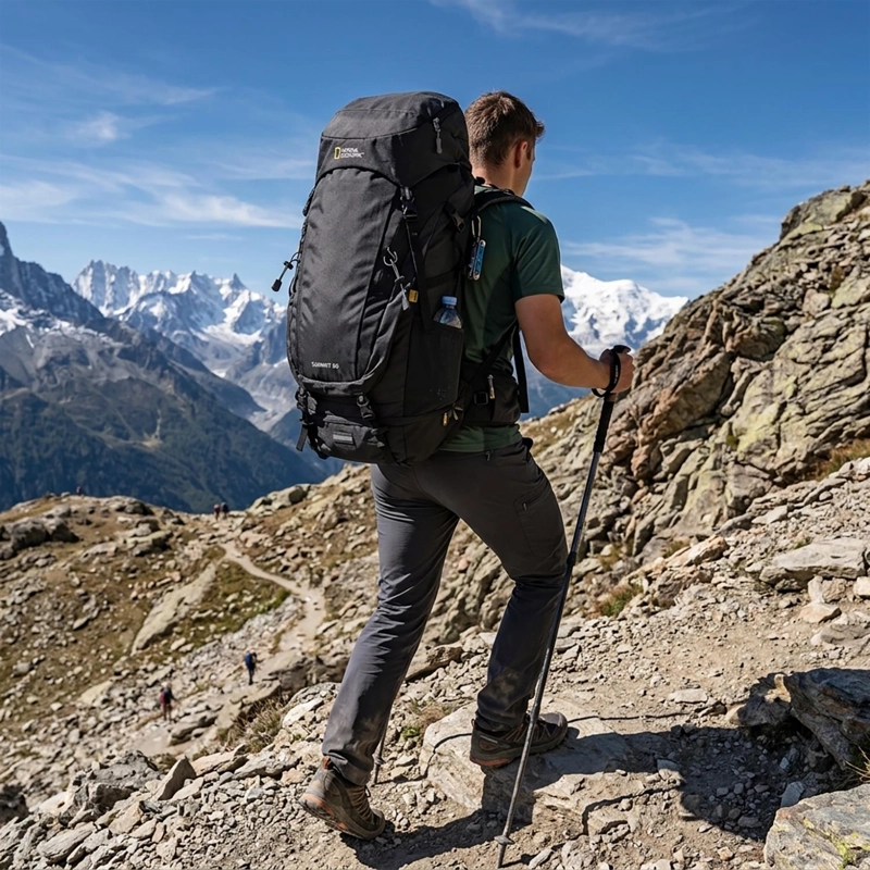 MOCHILA SUMMIT NEGRO 60 LITROS NATIONAL GEOGRAPHIC - 2