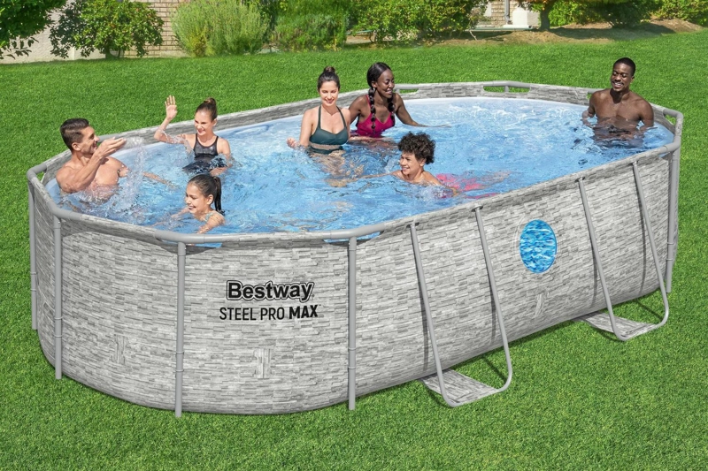 SET PISCINA ESTRUCTURAL BOMBA PREMIUM 4.88X3.05X1.07 BESTWAY - 2