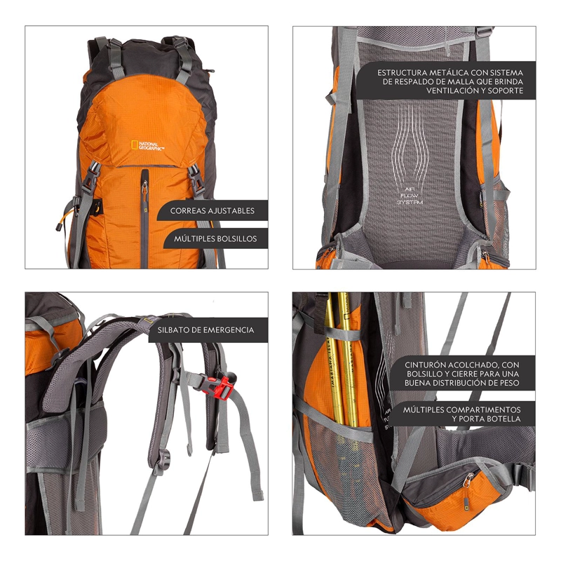 MOCHILA OKOMU NARANJO 70 LITROS NATIONAL GEOGRAPHIC - 3