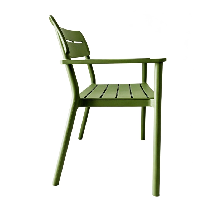 BANCA TERRAZA JARDIN PLASTICO VERDE 83X60X117CM ESCANDINAVIA - 4