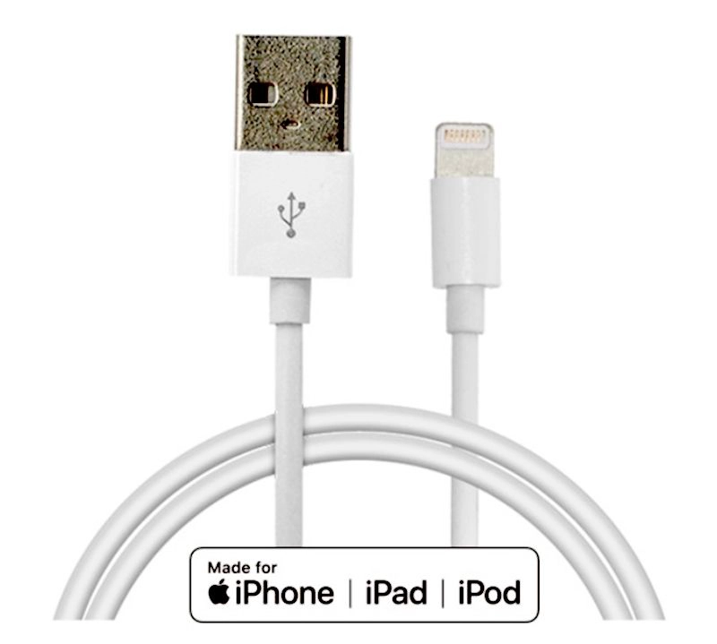 CABLE CONECTOR LIGHTNING IPHONE O IPAD 1 METRO RÁPIDO - 2