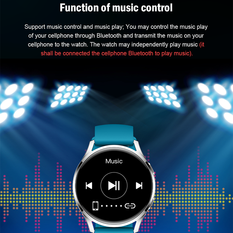SMARTWATCH S37 CELESTE BLUETOOTH SPORTS FITNESS 24 MODOS - 2