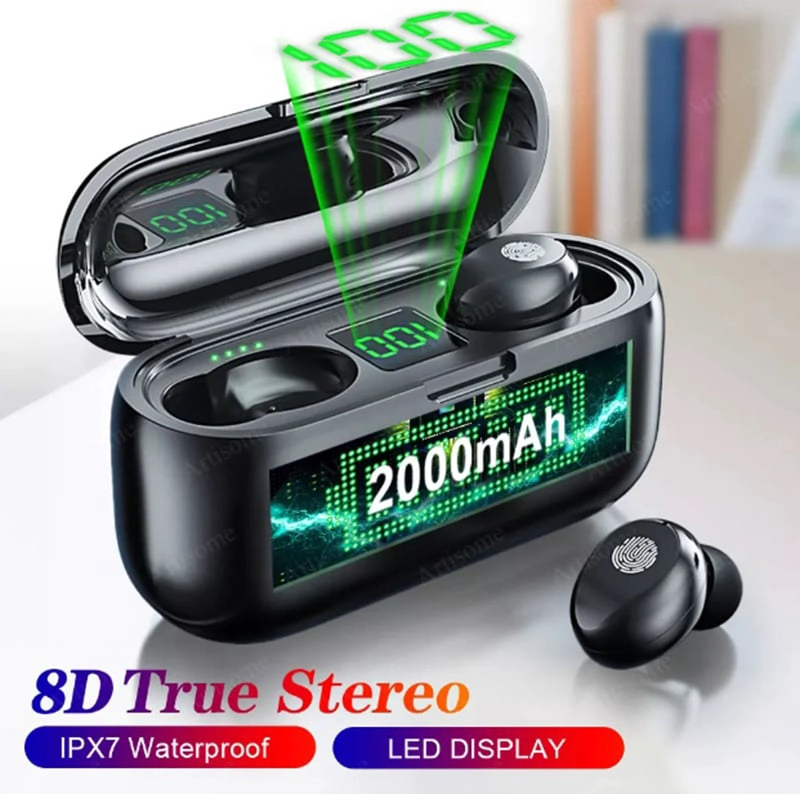AUDÍFONOS IN EAR F9 5.0 BLUETOOTH 5.0 - 2