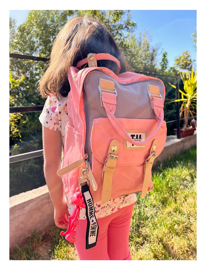 MOCHILA FEMENINA DISEÑO CLASICO A PRUEBA DE AGUA 37 LITROS - 6