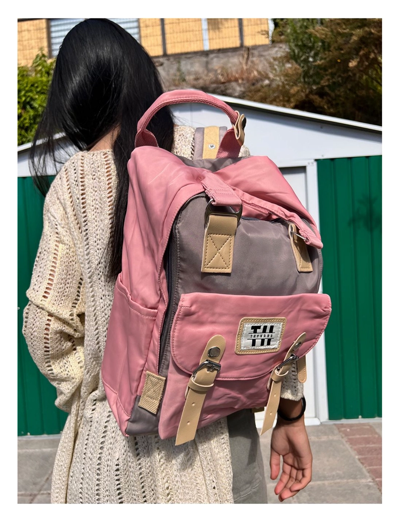 MOCHILA FEMENINA DISEÑO CLASICO A PRUEBA DE AGUA 37 LITROS - 7
