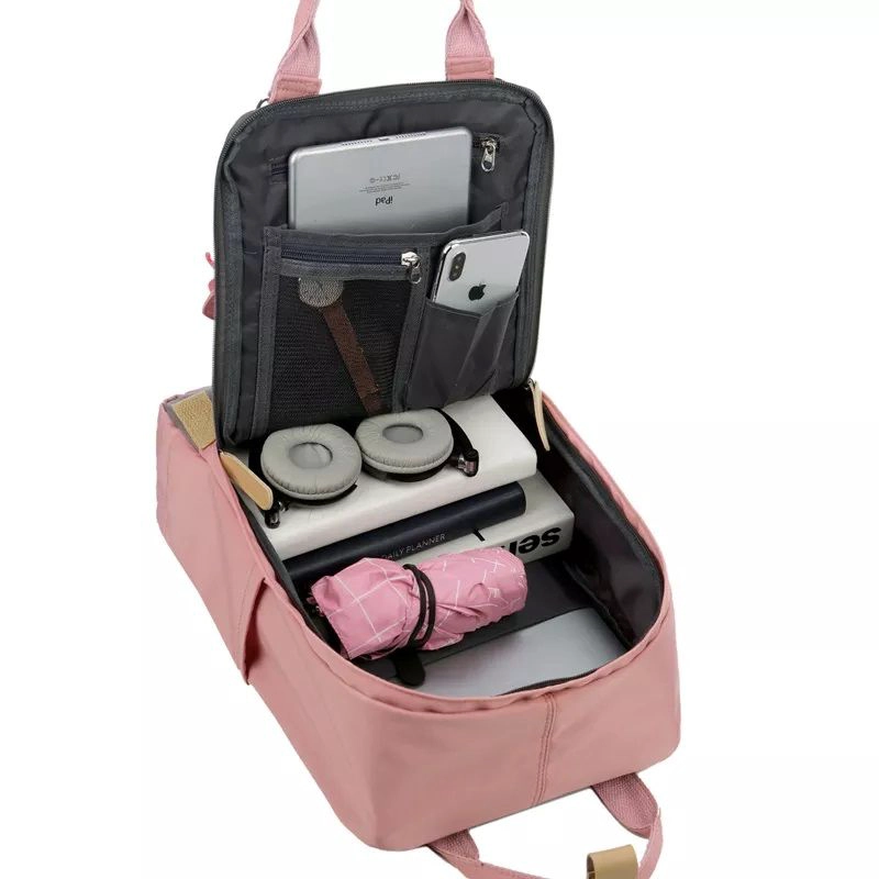 MOCHILA FEMENINA DISEÑO CLASICO A PRUEBA DE AGUA 37 LITROS - 6