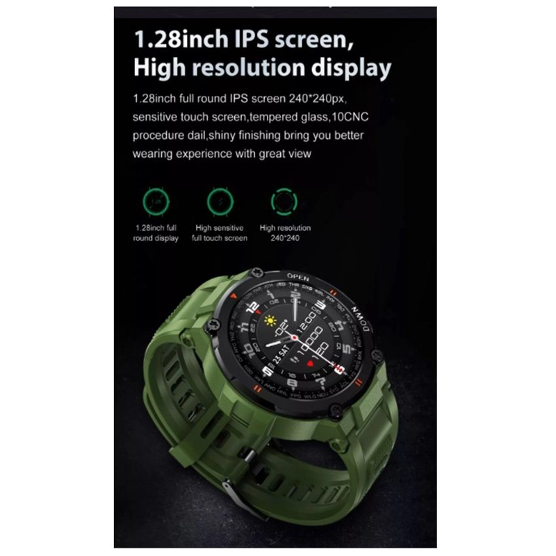 SMARTWATCH K22 SPORTS VERDE BLUETOOTH - 7
