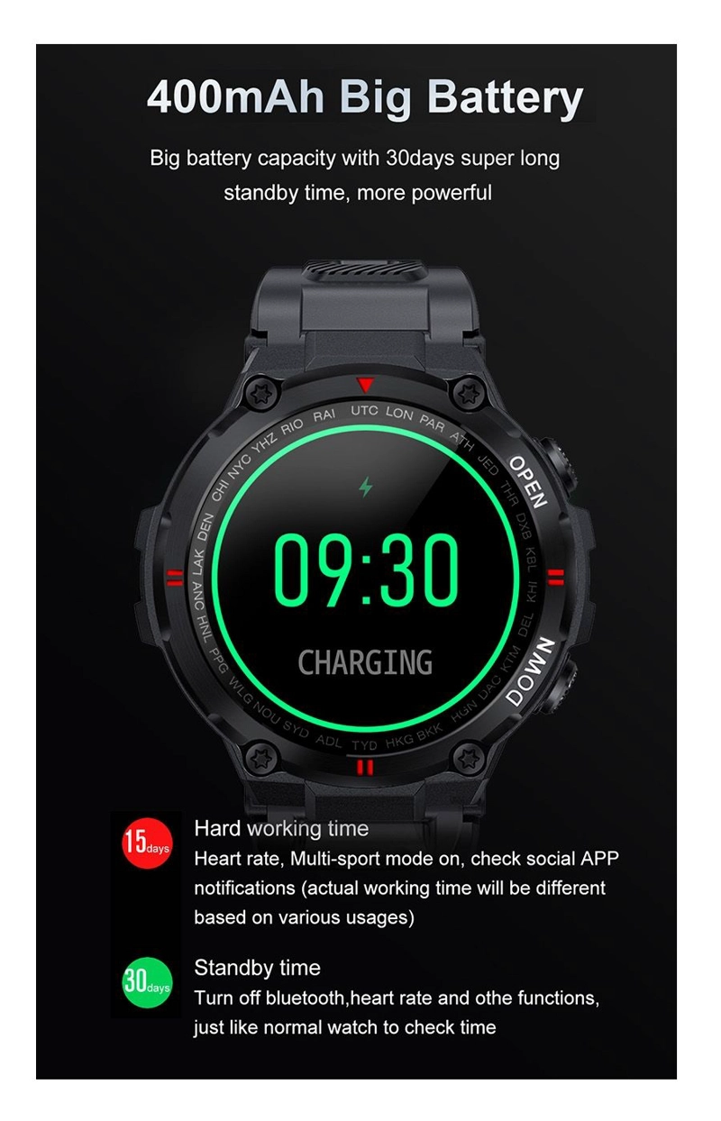 SMARTWATCH K22 SPORTS BLANCO BLUETOOTH - 2