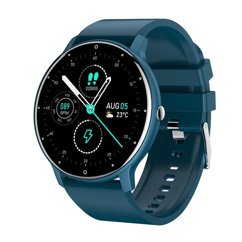 SMARTWATCH ZL02 AZUL BLUETOOTH SPORTS FITNESS - 2