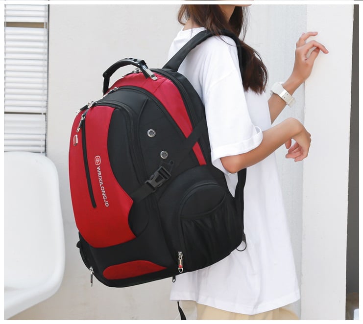 MOCHILA MULTIFUNCIONAL LAPTOP IMPERMEABLE CON PUERTO USB 39 LITROS - 2
