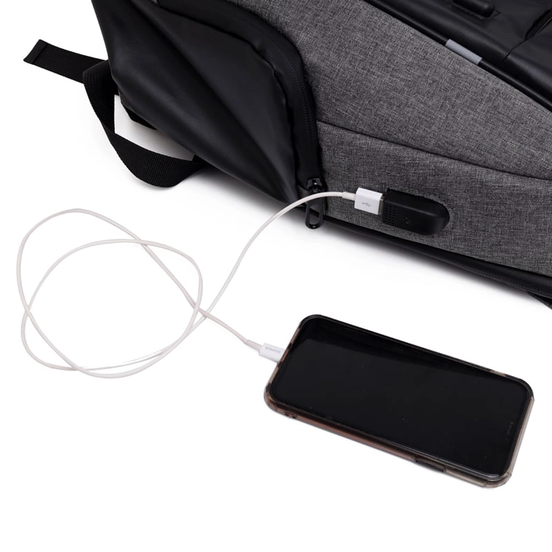 MOCHILA MULTIFUNCIONAL LAPTOP IMPERMEABLE CON PUERTO USB 35 LITROS - 7