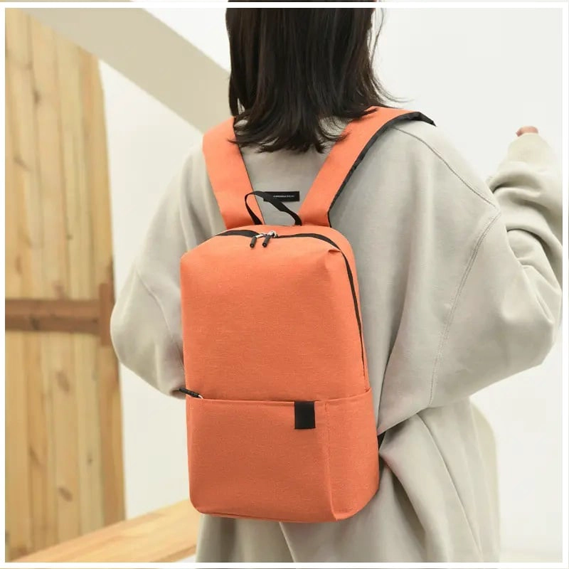 MOCHILA NARANJA PREMIUM IMPERMEABLE SEGURA Y COMODA - 2
