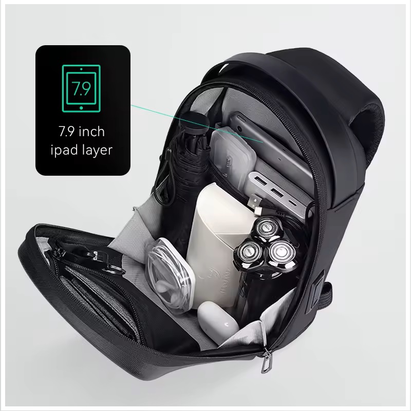 BOLSO ANTIRROBO MULTIFUNCIONAL PARA VIAJES Y OFICINA IMPERMEABLE - 4
