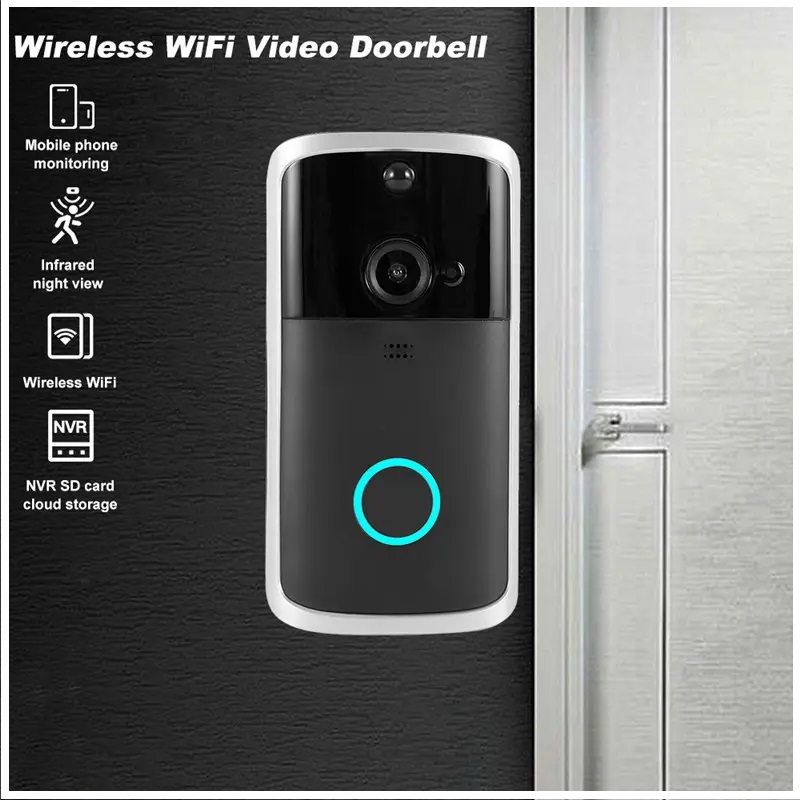 PORTERO WIFI DOORBELL INTELIGENTE CON TIMBRE PARA SMARTPHONE - 5