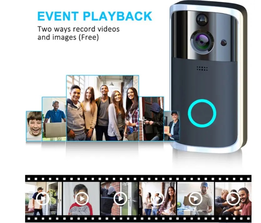 PORTERO WIFI DOORBELL INTELIGENTE CON TIMBRE PARA SMARTPHONE - 7