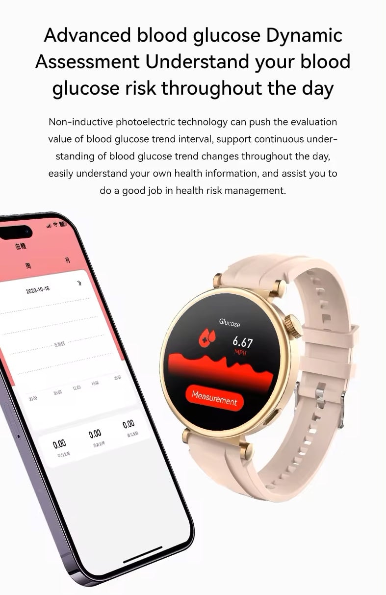 SMARTWATCH GT4MINI ELEGANCIA CONECTIVIDAD LLAMADAS SALUD INTEGRAL MUJER - 8