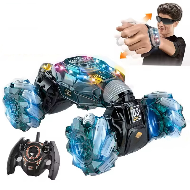 AUTO ACROBÁTICO DOBLE CARA 4X4 RC CONTROL REMOTO GESTOS - 1