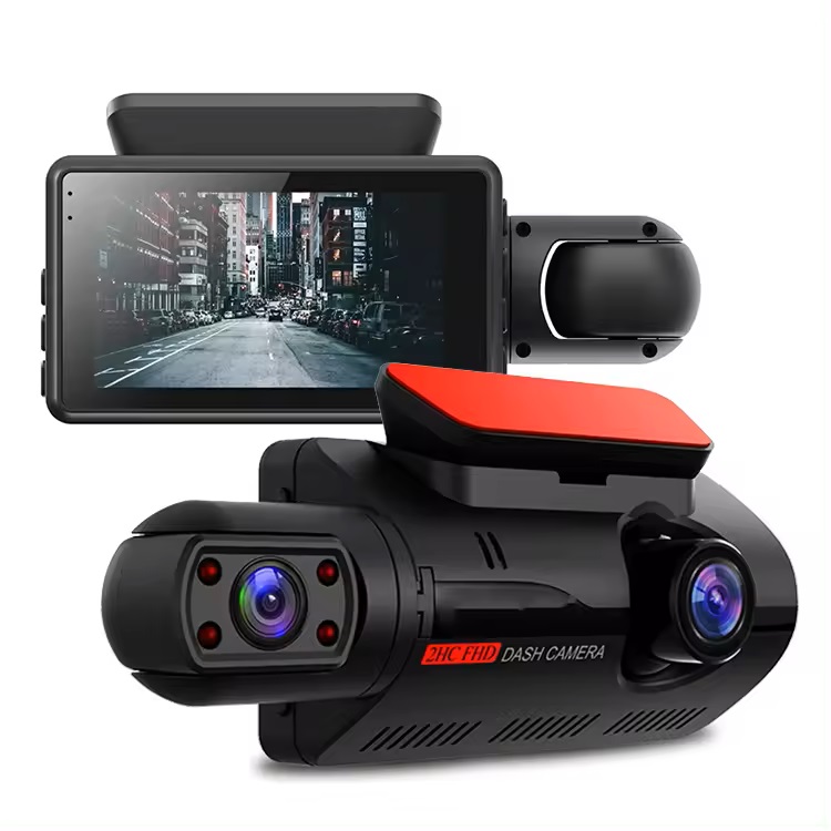 DASH CAM CÁMARA DUAL 1080P ÁNGULO AMPLIO DE 150° SENSOR G PANTALLA 3.5 PULGADAS - 2