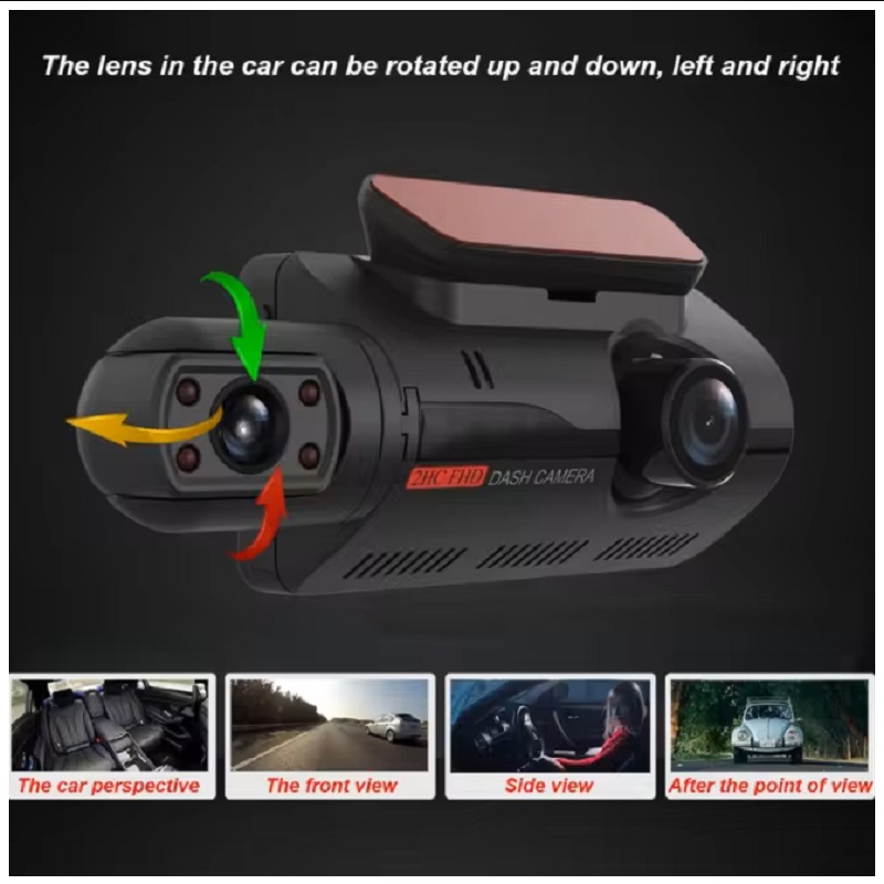 DASH CAM CÁMARA DUAL 1080P ÁNGULO AMPLIO DE 150° SENSOR G PANTALLA 3.5 PULGADAS - 6