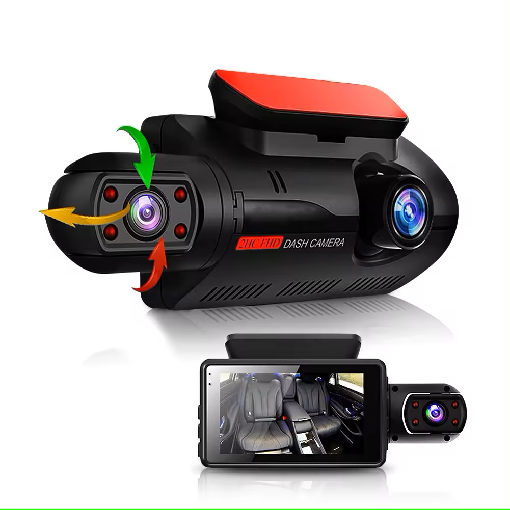 DASH CAM CÁMARA DUAL 1080P ÁNGULO AMPLIO DE 150° SENSOR G PANTALLA 3.5 PULGADAS - 7