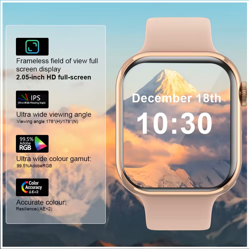SMARTWATCH IW9 MINI CONEXIÓN BLUETOOTH 50 PANTALLA IPS IP68 - 2