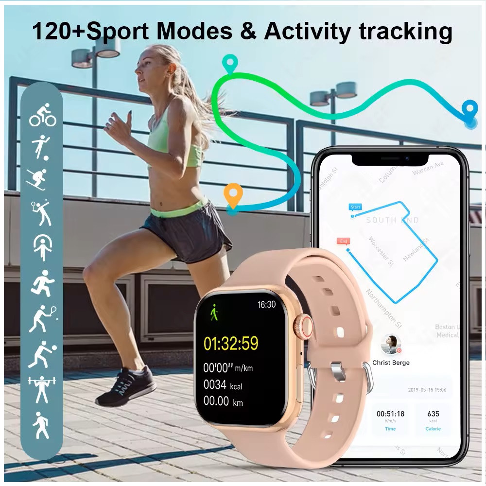 SMARTWATCH IW9 MINI CONEXIÓN BLUETOOTH 50 PANTALLA IPS IP68 - 3