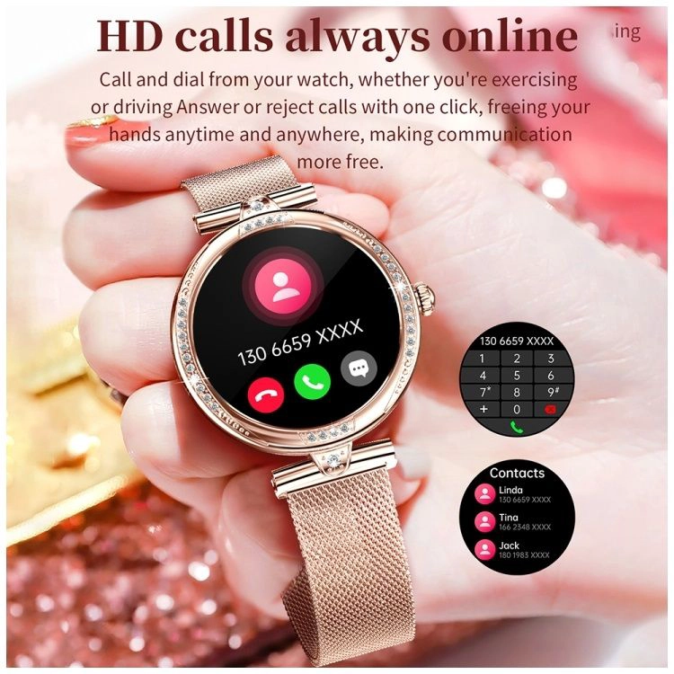 RELOJ INTELIGENTE NX17 PRO PANTALLA AMOLED LLAMADAS BLUETOOTH MONITOREO Y CORREA DE ACERO INOXIDABLE - 7