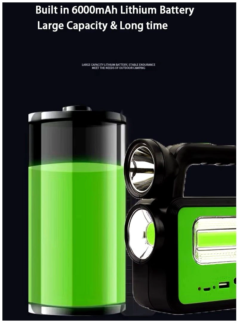 KIT SOLAR SISTEMA ILUMINACION LED RECARGABLE CAMPING EMERGENCIAS USB - 7