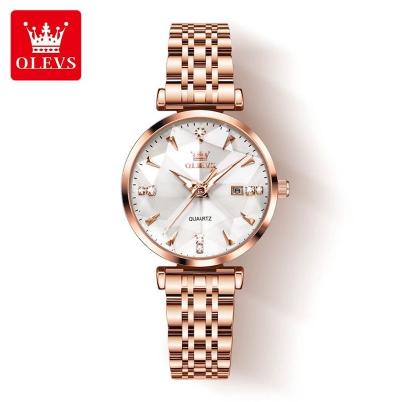 RELOJ DE CUARZO PARA MUJER CON ESFERA BLANCA CLASICA - 1