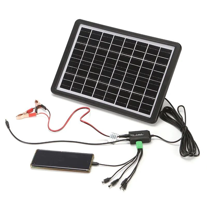PANEL SOLAR PORTATIL 15W 6V ENERGIA SOLAR DISPOSITIVOS ELECTRONICOS - 8