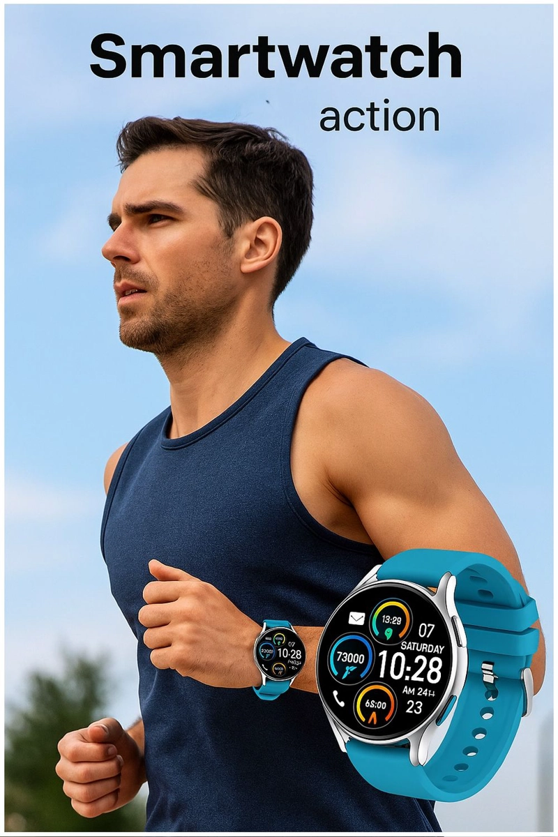 SMARTWATCH S37 CON PANTALLA TFT 128” BLUETOOTH 50 LLAMADAS MONITOREO DE SALUD MODOS DEPORTIVOS - 2